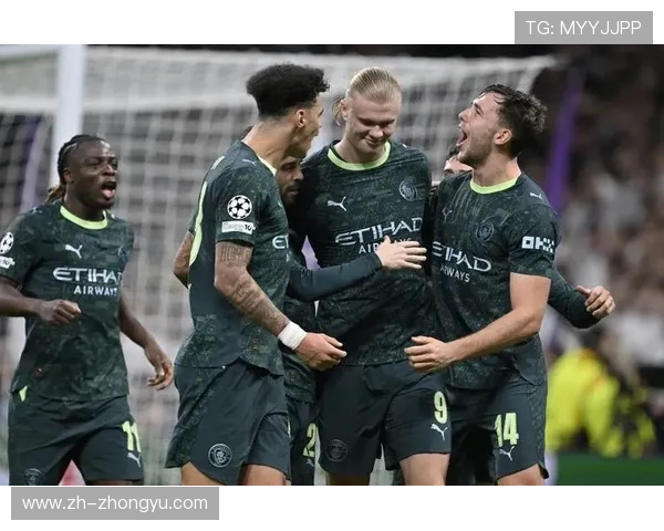 曼城2-1客胜皇马，哈兰德点射建功追平C罗纪录